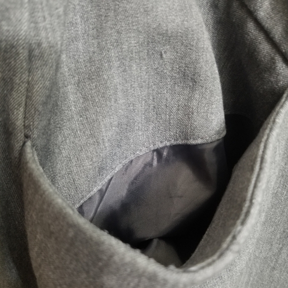 VGUC sleek Merona sz 18 gray stretch pants - Picture 2 of 10